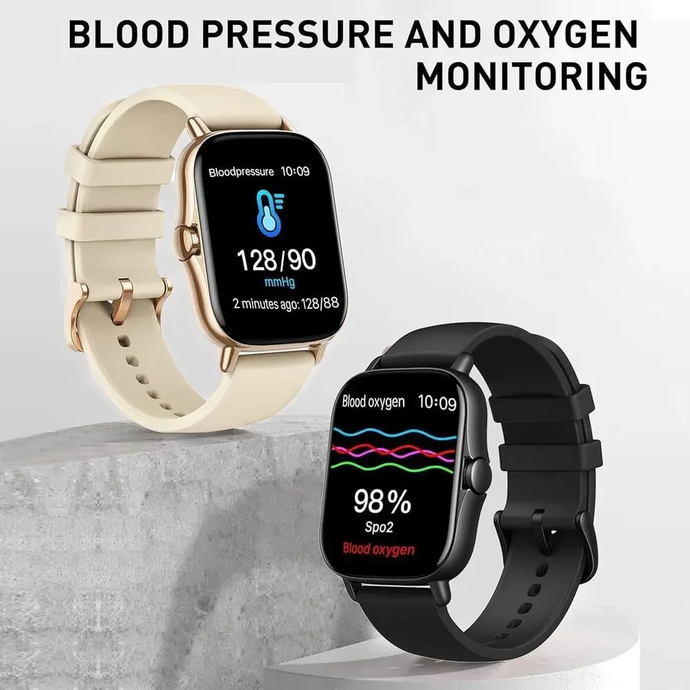 Doviico Smart Watch V13 Touchscreen Fitness Tracker, Receive Calls Grey Color